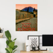 vesuvius over pompeii poster (Thuiskantoor)