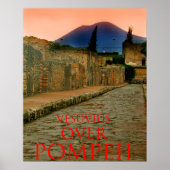 vesuvius over pompeii poster (Voorkant)