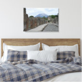 Vesuvius-Pompeii Canvas Afdruk (Insitu (Slaapkamer))
