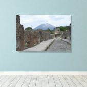 Vesuvius-Pompeii Canvas Afdruk (Insitu (Houten vloer))