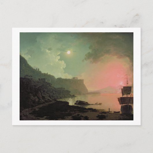 Vesuvius uit Posillipo, c.1788 (olie op het paneel Briefkaart (Voorkant)