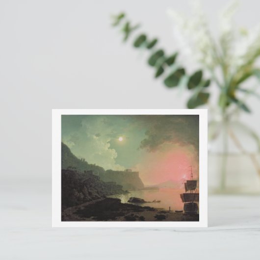 Vesuvius uit Posillipo, c.1788 (olie op het paneel Briefkaart (Staand voorkant)