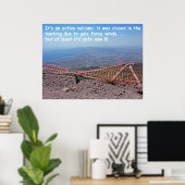 Vesuvius Volcano Humour Poster (Thuiskantoor)