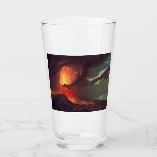 Vesuvius-vulkaanuitbarsting Glas (Voorkant)