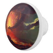 Vesuvius-vulkaanuitbarsting Keramische Knop (Rechts)