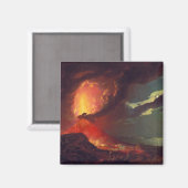 Vesuvius-vulkaanuitbarsting Magneet (Voorkant / Achterkant)