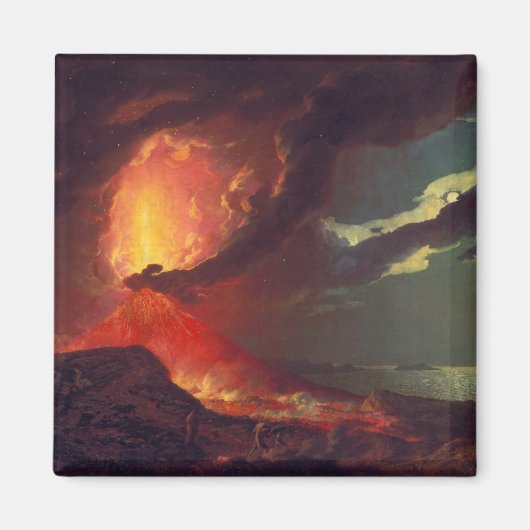 Vesuvius-vulkaanuitbarsting Magneet (Voorkant)