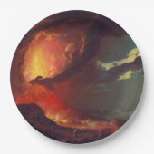 Vesuvius-vulkaanuitbarsting Papieren Bordje (Voorkant)
