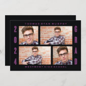 VET 2024 AFSTUDEERDER FOTO COLLAGE AFSTUDEREN UITN KAART (Voorkant / Achterkant)