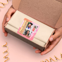 Vet 2024 Goud Roze Sinaasappel Multi Foto Afstuder