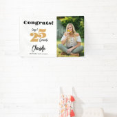 Vet 2024 Gouden Congrats Afstuderen Fotobanner Spandoek (Insitu)