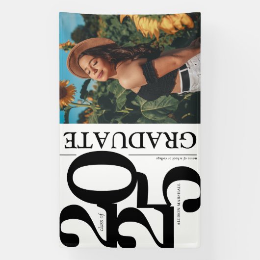 Vet 2025 Afstuderen Foto Afstuderen Spandoek (Verticaal)