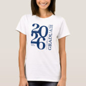 Vet 2025 Afstuderen trendy Navy Afstuderen T-shirt (Voorkant)