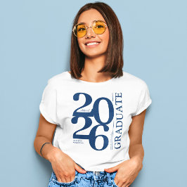 Vet 2025 Afstuderen trendy Navy Afstuderen T-shirt