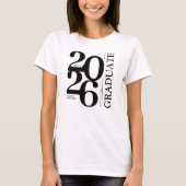 Vet 2025 Afstuderen Trendy Zwart Afstuderen T-shirt (Voorkant)