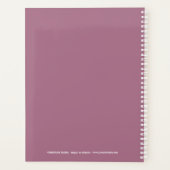 Vet 2026 Logo Wit Blush Roze Planner (Achterkant)