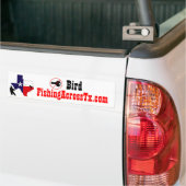vet%20logo%20#001_AZ, aap, vogel, FishingAcros... Bumpersticker (Op Truck)
