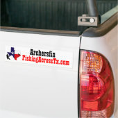 vet%20logo%20#001_AZ, FishingAcrossTx.com, Arch... Bumpersticker (Op Truck)
