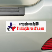vet%20logo%20#001_AZ, FishingAcrossTx.com, onzin.. Bumpersticker (Op auto)