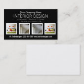 Vet 4 Foto interieurontwerper Visitekaartje (Voorkant / Achterkant)