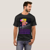 Vet 80s Retroontwerp T-shirt (Voorkant volledig)