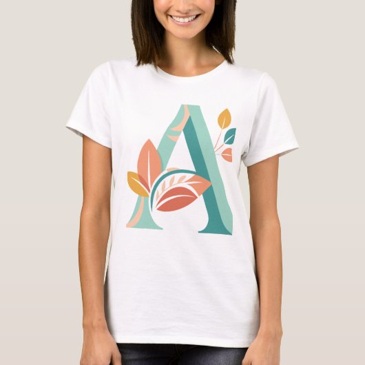 Vet "A" Design T-shirt – Maak een statement! (Voorkant)