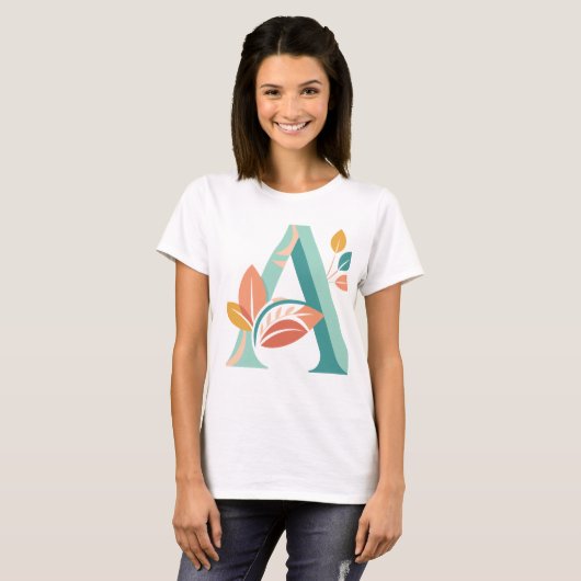 Vet "A" Design T-shirt – Maak een statement! (Voorkant volledig)