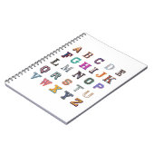  vet A-Z-alfabet Notitieboek (Linkerzijde)