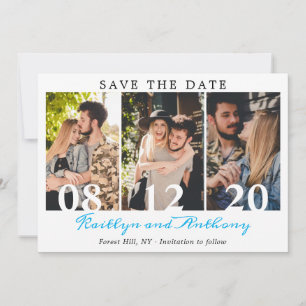 Vet Aantal Moderne Manuscript 3 Foto Save The Date