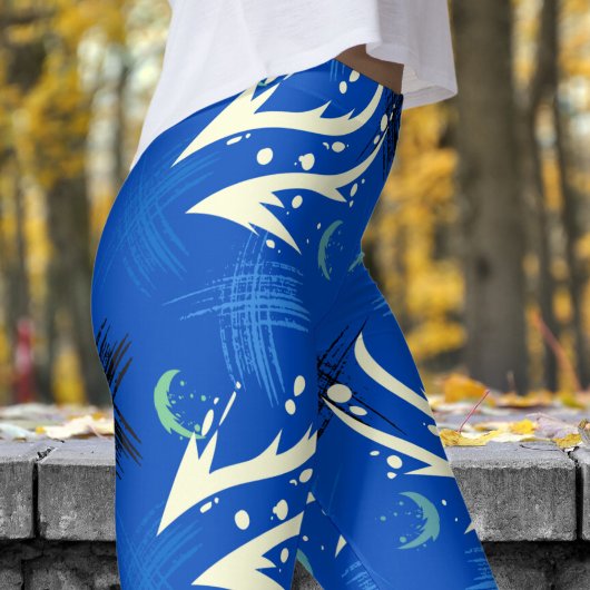 Vet Absoluut Zero Dragon Slash-patroon Leggings