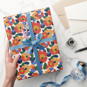 Vet Abstract bloemmotief Cadeaupapier