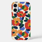 Vet Abstract bloemmotief Case-Mate iPhone Case (Achterkant)