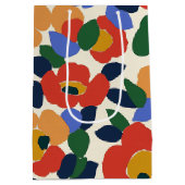 Vet Abstract bloemmotief Medium Cadeauzakje (Achterkant)