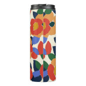 Vet Abstract bloemmotief Thermosbeker (Achterkant)