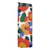 Vet Abstract bloemmotief Thermosbeker (Geroteerd rechts)