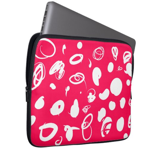 vet abstract design Electronics Bag Laptop Sleeve (Voorkant Rechts)