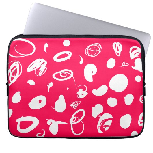 vet abstract design Electronics Bag Laptop Sleeve (Voorkant)