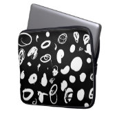 vet abstract design Electronics Bag Laptop Sleeve (Voorkant Links)