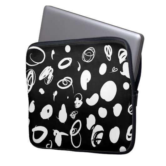 vet abstract design Electronics Bag Laptop Sleeve (Voorkant Links)