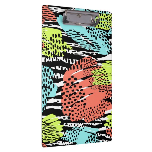 Vet Abstract dierpatroon Klembord (Rechts)