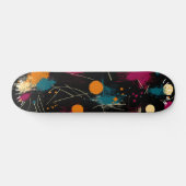 Vet Abstract Expressionisme Schaats Deck Persoonlijk Skateboard (Horizontaal)