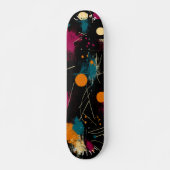 Vet Abstract Expressionisme Schaats Deck Persoonlijk Skateboard (Voorkant)