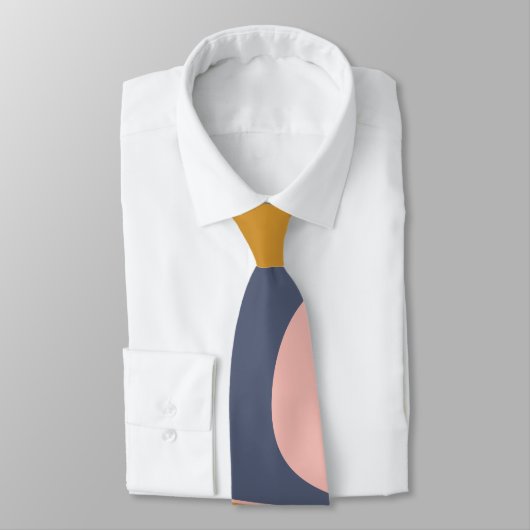 Vet Abstract gemarmerd oud ontwerp in najaarkleure Stropdas (Gebonden)