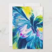 Vet abstract geschilderde achtergrond kaart (Achterkant)