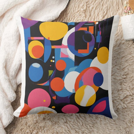 Vet & Abstract: Levendige kussen Design (Deken)