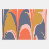 Vet Abstract marmer grafisch ontwerp Inpakpapier Vel (Voorkant 2)