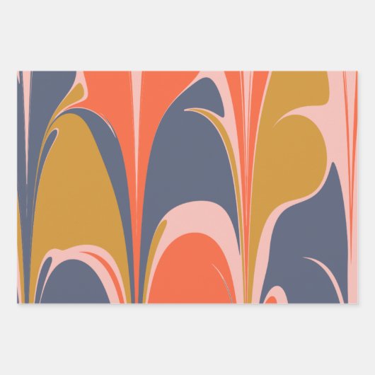 Vet Abstract marmer grafisch ontwerp Inpakpapier Vel (Voorkant)