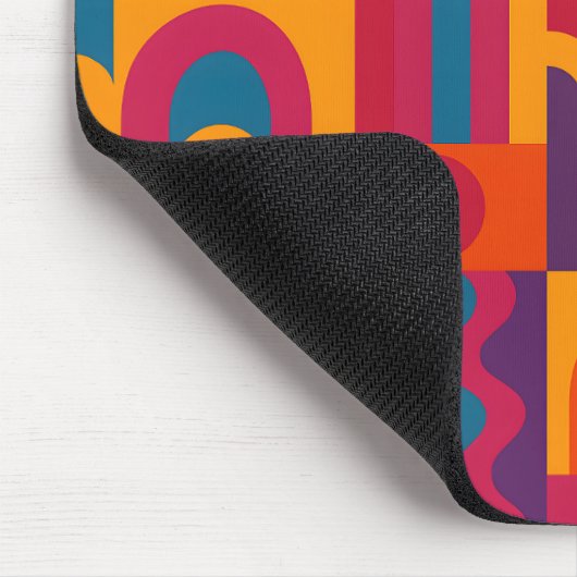 Vet Abstract Mousepad – Fireflow Pattern Muismat (Hoek)