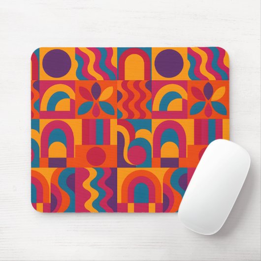 Vet Abstract Mousepad – Fireflow Pattern Muismat (Met muis)