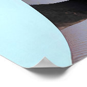 Vet Abstract portret met levendige patronen Poster (Hoek)